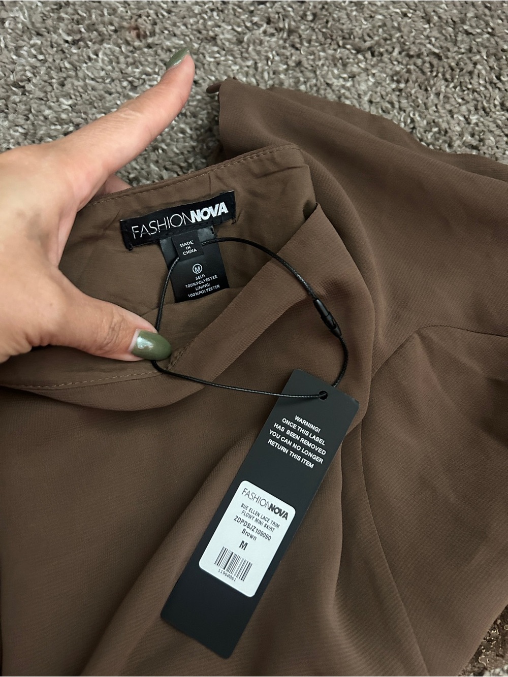 Fashion Nova Brown Blazer Jacket